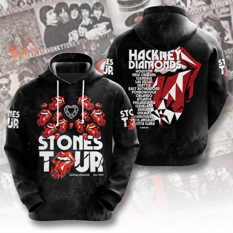 The Rolling Stones Hoodie MAITM6620 The Rolling Stones Combo 3D Apparels IFDDCLEC0056 Idea Fanatic