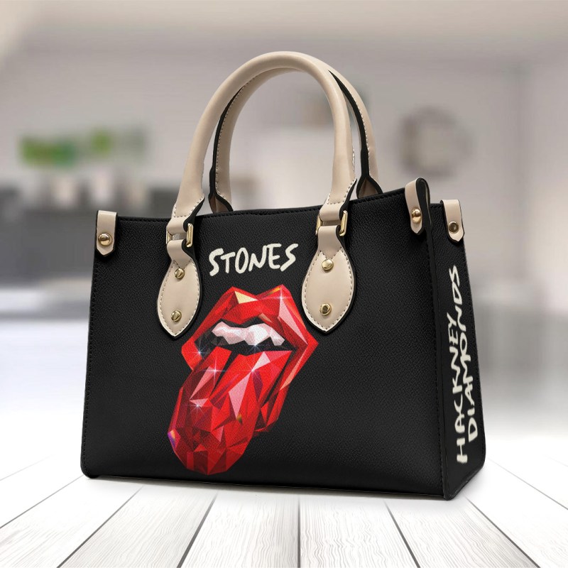 The Rolling Stones Leather Handbag TANTN3435 w1 The Rolling Stones Premium Leather Lady HandBag IFDDLHB0014 Idea Fanatic