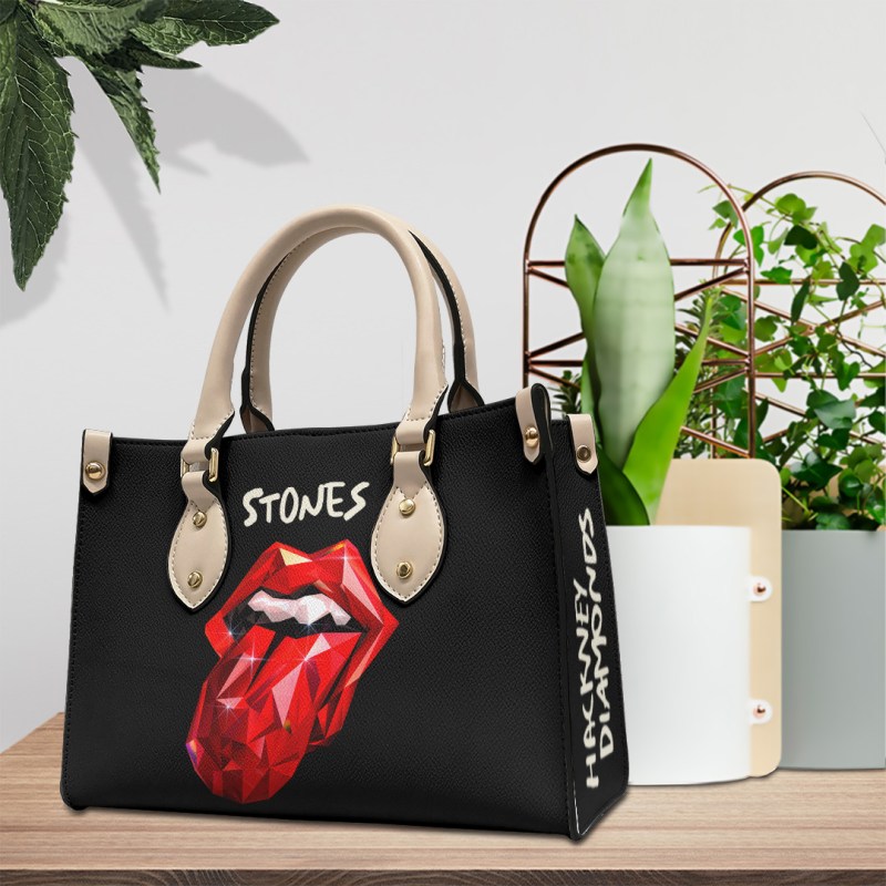 The Rolling Stones Leather Handbag TANTN3435 w2 The Rolling Stones Premium Leather Lady HandBag IFDDLHB0014 Idea Fanatic