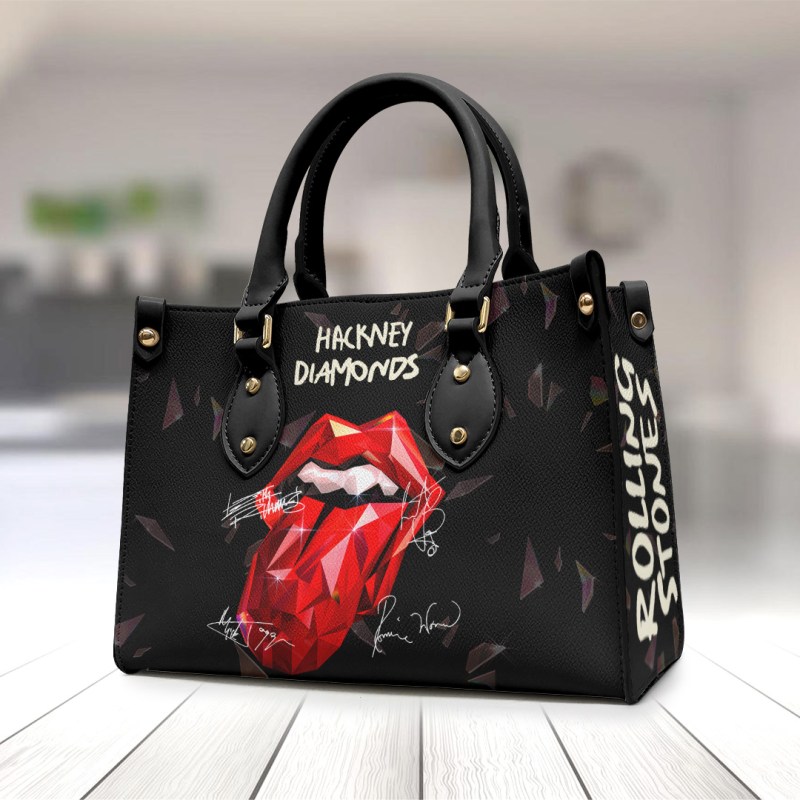 The Rolling Stones Leather Handbag TANTN3436 b1 The Rolling Stones Premium Leather Lady HandBag IFDDLHB0016 Idea Fanatic