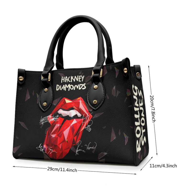 The Rolling Stones Leather Handbag TANTN3436 b3 The Rolling Stones Premium Leather Lady HandBag IFDDLHB0016 Idea Fanatic