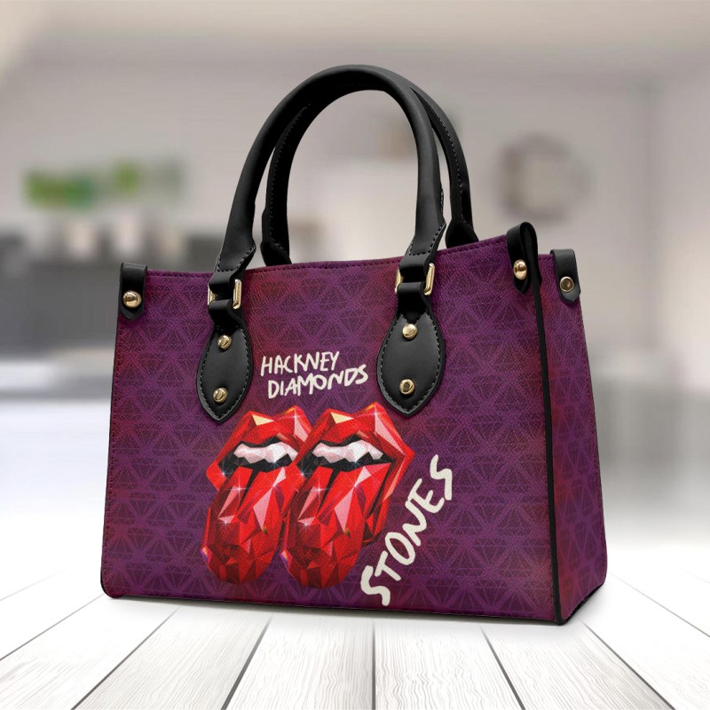 The Rolling Stones Leather Handbag TANTN3437 b1 The Rolling Stones Premium Leather Lady HandBag IFDDLHB0015 Idea Fanatic