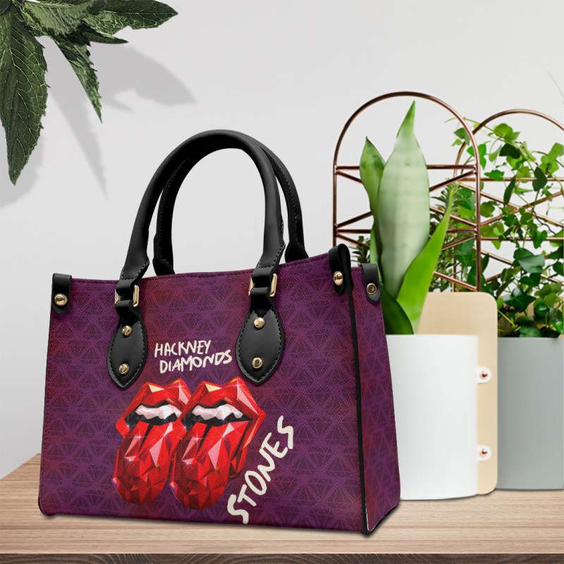 The Rolling Stones Leather Handbag TANTN3437 b2 The Rolling Stones Premium Leather Lady HandBag IFDDLHB0015 Idea Fanatic