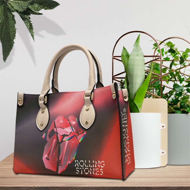 The Rolling Stones Leather Handbags TANTN2448 2 The Rolling Stones Premium Leather Lady HandBag IFDDLHB0006 Idea Fanatic