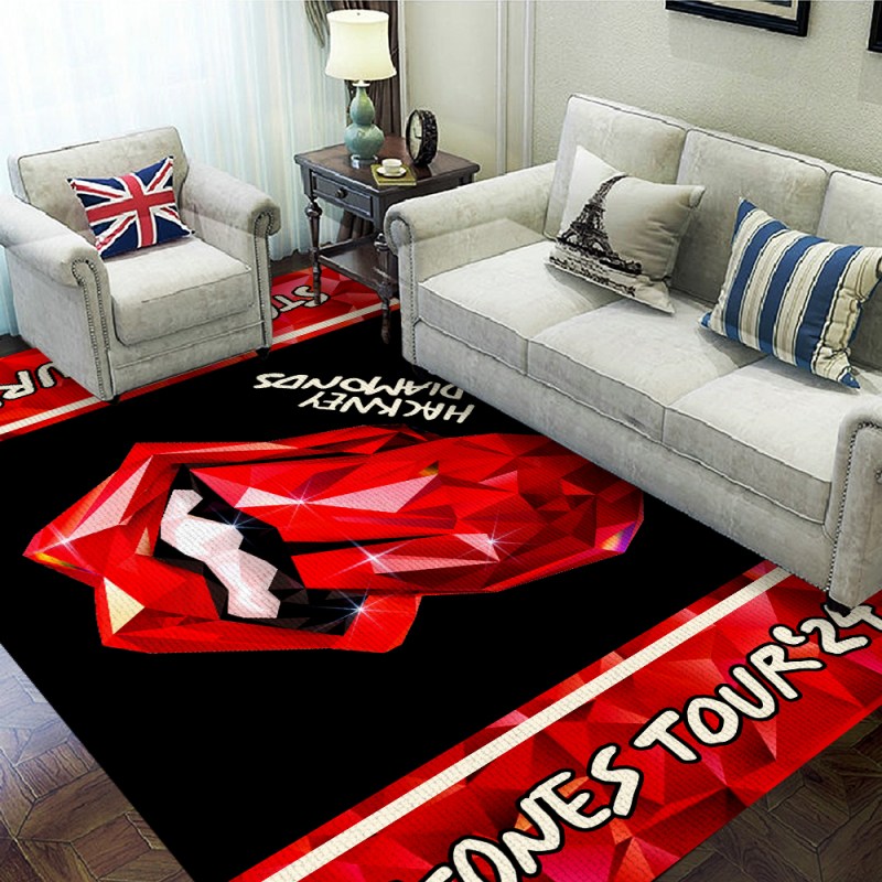 The Rolling Stones Rectangular Rug MAITM5927 2 The Rolling Stones Premium Rectangular Rug IFDDRRUG0002 Idea Fanatic