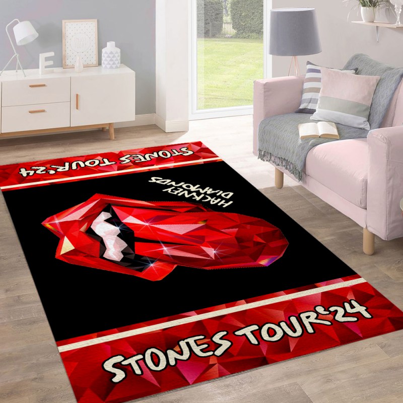 The Rolling Stones Rectangular Rug MAITM5927 3 The Rolling Stones Premium Rectangular Rug IFDDRRUG0002 Idea Fanatic