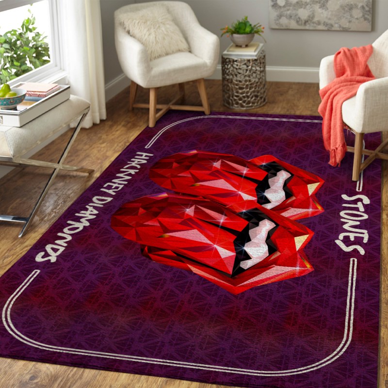 The Rolling Stones Rug TANTN3439 1 The Rolling Stones Premium Rectangular Rug IFDDRRUG0003 Idea Fanatic