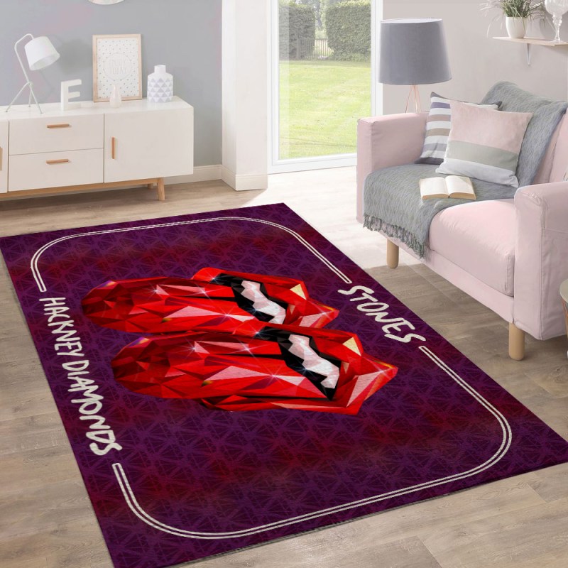 The Rolling Stones Rug TANTN3439 2 The Rolling Stones Premium Rectangular Rug IFDDRRUG0003 Idea Fanatic