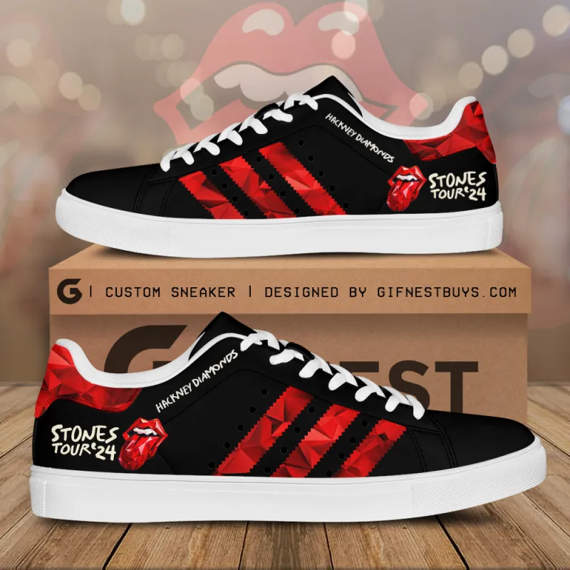 The Rolling Stones Stan Smith Shoes MAITM5995 1w The Rolling Stones Custom Stan Smith Shoes IFDDSS0001 Idea Fanatic