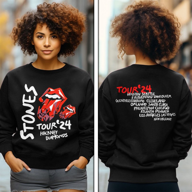 The Rolling Stones Sweatshirt MAITM6621 The Rolling Stones Combo 3D Apparels IFDDCLEC0054 Idea Fanatic