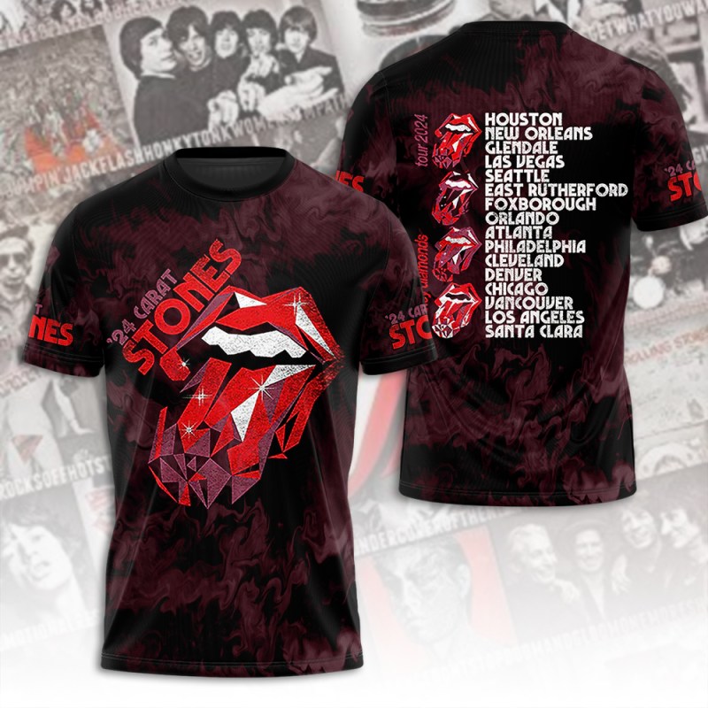 The Rolling Stones T Shirt MAITM6619 The Rolling Stones Combo 3D Apparels IFDDCLEC0055 Idea Fanatic