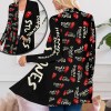 The Rolling Stones Womens Patch Pocket Cardigan TANTN3474 mk1 The Rolling Stones Women’s Patch Pocket Cardigan IFDDPPC0001 Idea Fanatic