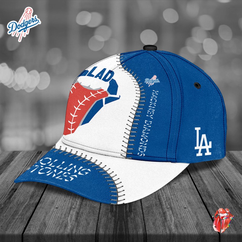 The Rolling Stones x Los Angeles Dodgers Cap TANTN2732 mk2 The Rolling Stones x Los Angeles Dodgers Classic Cap IFDDCAP0022 Idea Fanatic