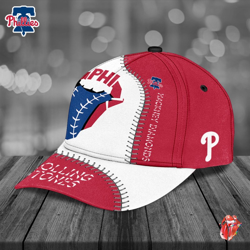 The Rolling Stones x Philadelphia Phillies Cap TANTN2731 mk2 The Rolling Stones x Philadelphia Phillies Classic Cap IFDDCAP0023 Idea Fanatic