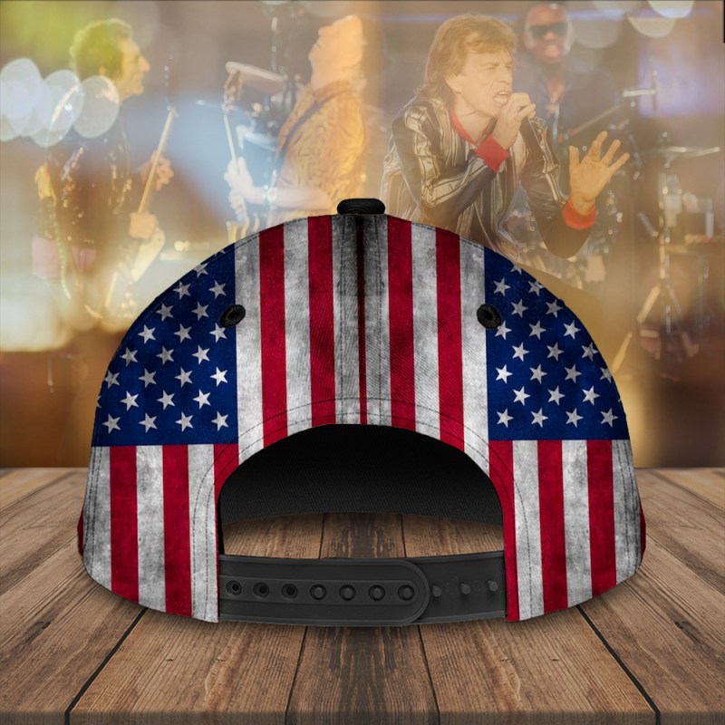 The Rolling Stones x US Flag Classic Cap HUNGVV2742 4 The Rolling Stones Personalized Classic Cap IFDDCAP0030 Idea Fanatic