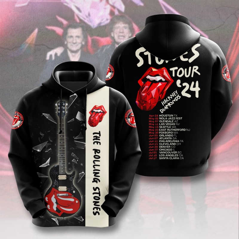 The Rolling stones Hoodie HUNGVV2754 The Rolling Stones Combo 3D Apparels IFDDCLEC0104 Idea Fanatic