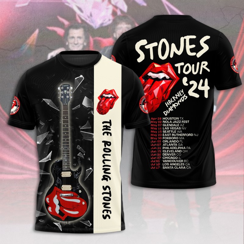 The Rolling stones T Shirt HUNGVV2754 The Rolling Stones Combo 3D Apparels IFDDCLEC0104 Idea Fanatic