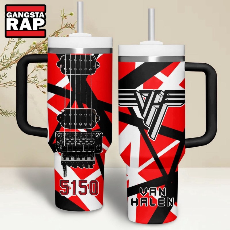 Van Halen 5150 Stanley Tumbler 40oz Van Halen 5150 Stanley Tumbler 40oz IFDD40OZ0062 Idea Fanatic