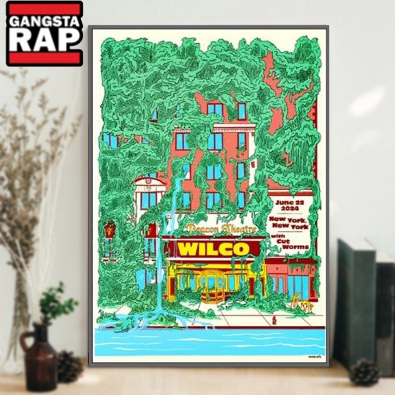 Wilco June 22 2024 Beacon Theatre in New York NY Poster Canvas Art Wilco June 22 2024 Beacon Theatre in New York NY Poster Canvas Art IDFCWA0123 Idea Fanatic