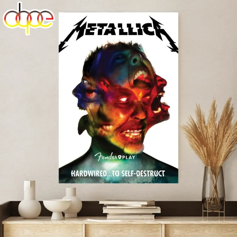 World Tour 2024 Rock God Metallica Poster Canvas World Tour 2024 Rock God Metallica Poster Canvas IDF176941 Idea Fanatic