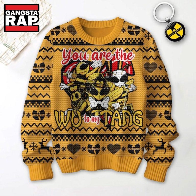 Wu Tang Clan You Are The Wu To My Tang Ugly Christmas Sweater Wu-Tang Clan You Are The Wu To My Tang Ugly Christmas Sweater IFDDUSW0101 Idea Fanatic