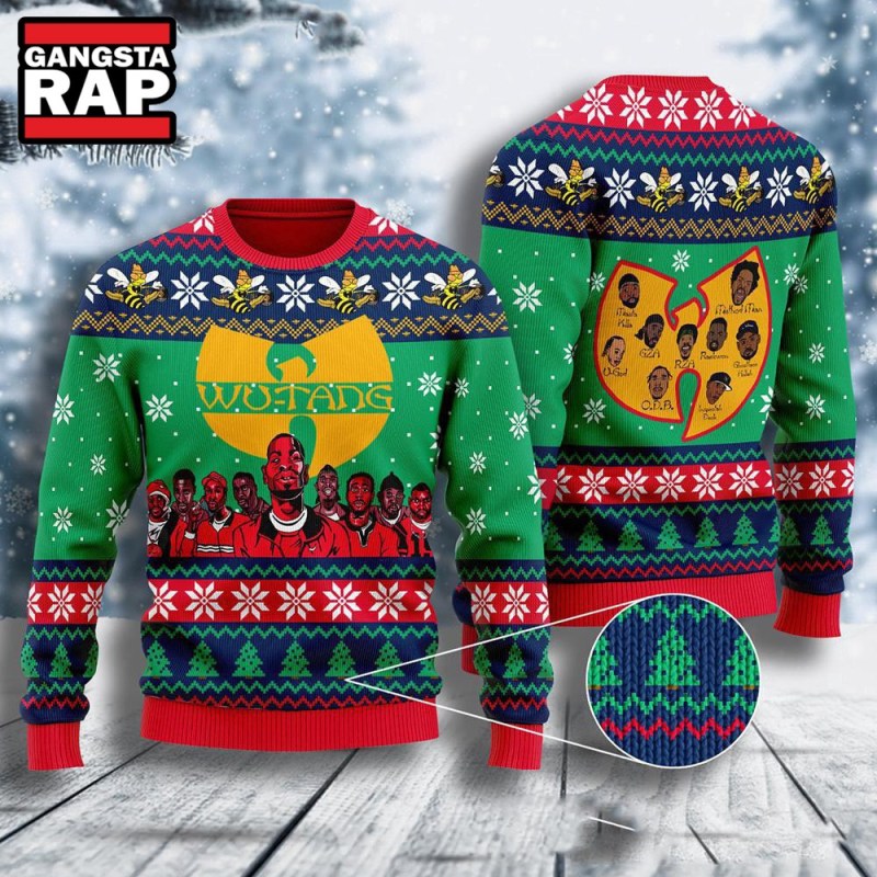 Wu tang Clan Member 36 Cream Ugly Christmas Sweater Wu-tang Clan Member 36 Cream Ugly Christmas Sweater IFDDUSW0097 Idea Fanatic