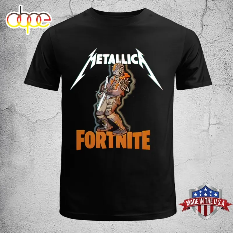 Youth Fortnite X Metallica Fire Unisex T Shirt Youth Fortnite X Metallica Fire Unisex T-Shirt IDF181315 Idea Fanatic