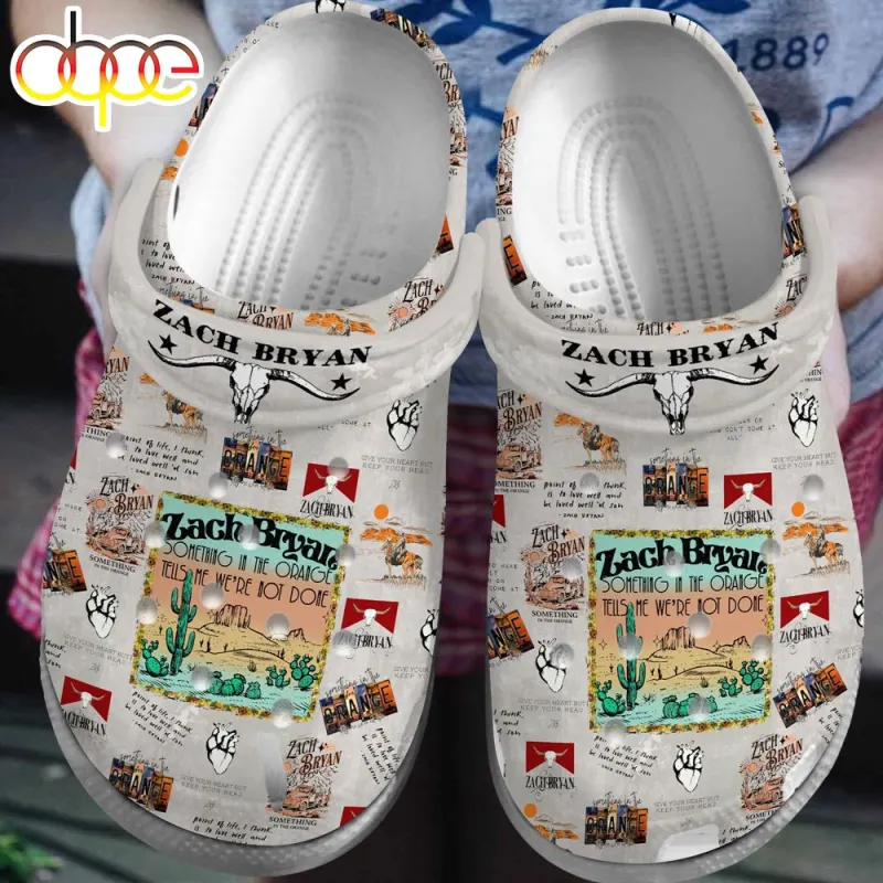 Zach Bryan Music Clogs Shoes Comfortable For Men Women and Kids Zach Bryan Music Clogs Shoes IDF180809 Idea Fanatic