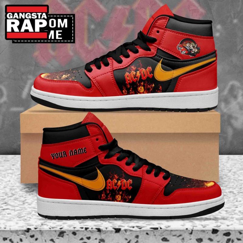 acdc fan gift custom air jordan 1 hightop shoes4756 AC/DC Fan Gift Custom Air Jordan 1 Hightop Shoes IFDDAJ10009 Idea Fanatic