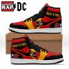 acdc rock n roll air jordan 1 hightop shoes0652 AC/DC Rock N Roll Air Jordan 1 Hightop Shoes IFDDAJ10014 Idea Fanatic