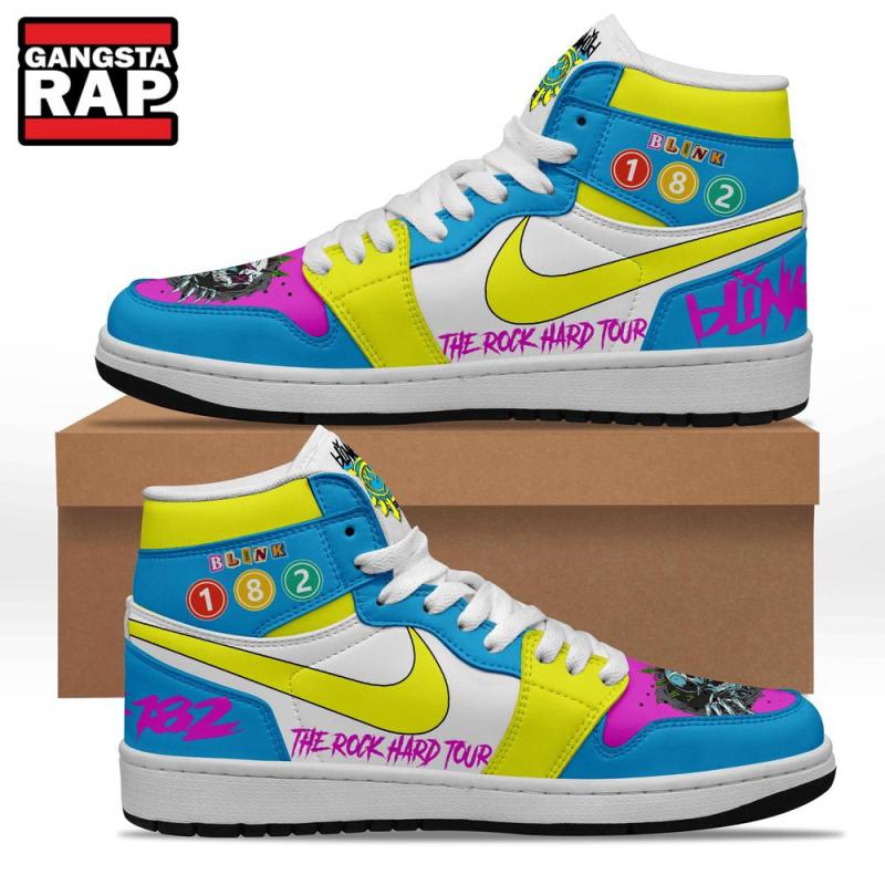 blink 182 band air jordan 1 higtop shoes9311 Blink -182 Band Air Jordan 1 Higtop Shoes IFDDAJ10020 Idea Fanatic