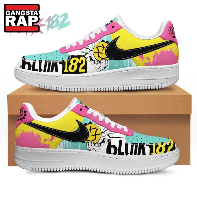 blink182 music fans gift air force 1 sneaker shoes0842 Blink-182 Music Fans Gift Air Force 1 Sneakers IFDDAF10013 Idea Fanatic