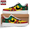 bob marley music reggae fans air force 1 shoes sneaker4850 Bob Marley Music Reggae Fans Air Force 1 Sneakers IFDDAF10065 Idea Fanatic