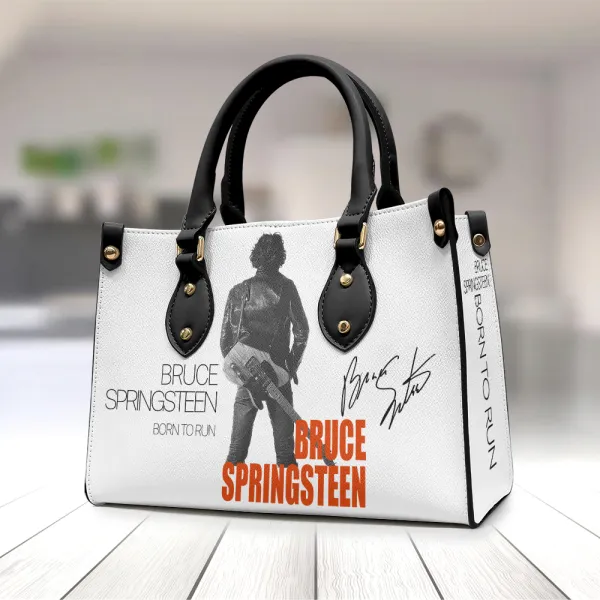 bruce springsteen leather handbag brs130524pml66 b7d3u Bruce Springsteen Leather HandBag IDF947136 Idea Fanatic