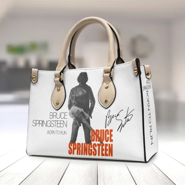 bruce springsteen leather handbag brs130524pml66 dkdt2 Bruce Springsteen Leather HandBag IDF947136 Idea Fanatic