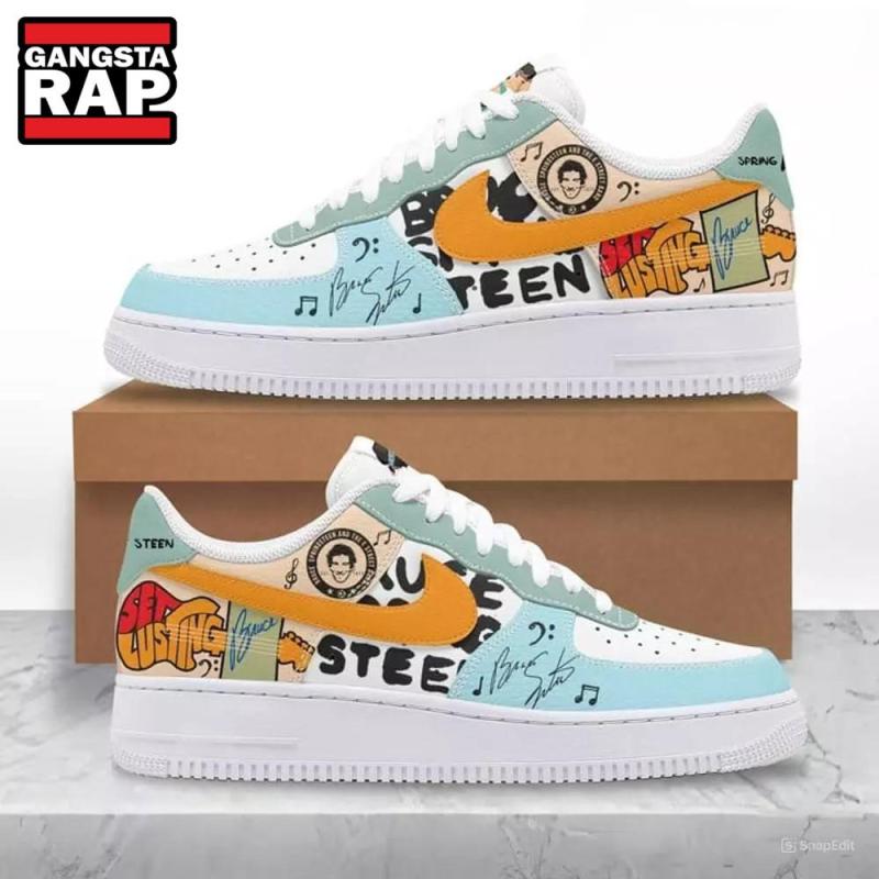 bruce springsteen the e street band 2024 tour air force 1 shoes sneaker3781 Bruce Springsteen The E Street Band Tour 2024 Air Force 1 Sneakers IFDDAF10068 Idea Fanatic