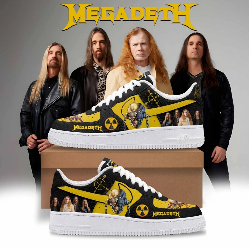 cc01 Megadeth Premium AF1 Sneakers IFDDAF10103 Idea Fanatic