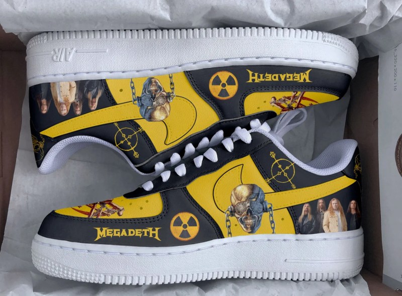 cc02 Megadeth Premium AF1 Sneakers IFDDAF10103 Idea Fanatic