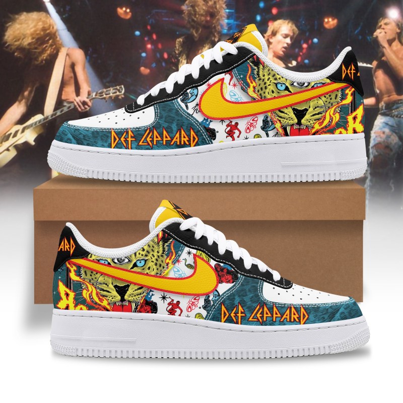 cc13 Def Leppard Premium AF1 Sneakers IFDDAF10098 Idea Fanatic