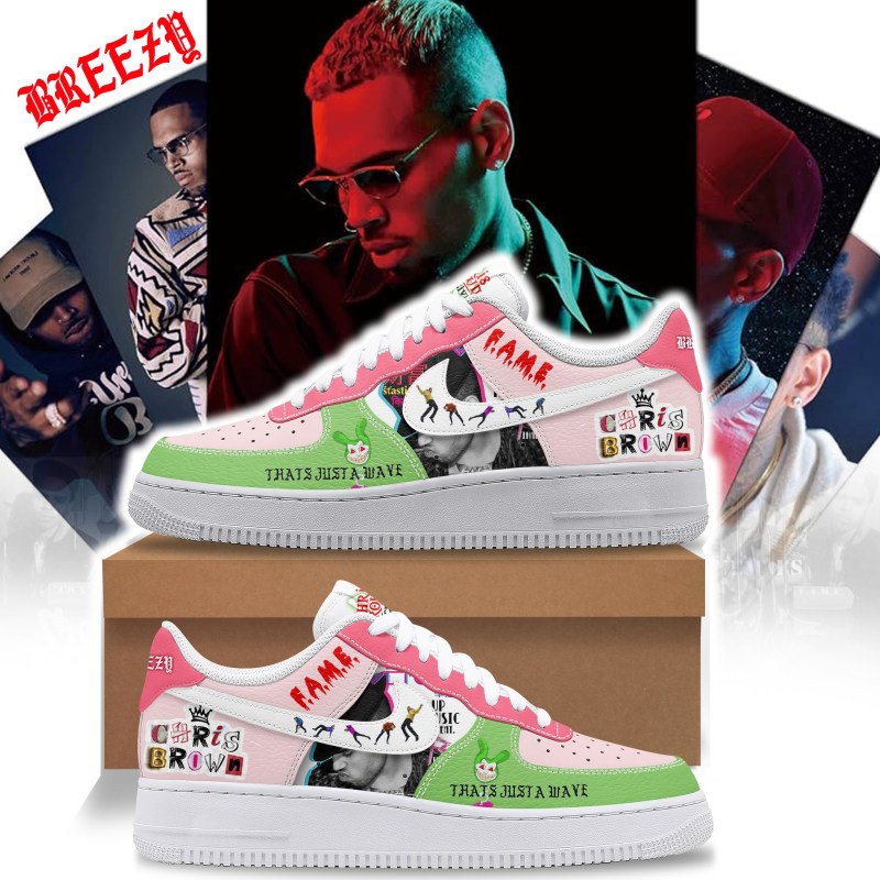 cc17 Chris Brown Premium AF1 Sneakers IFDDAF10099 Idea Fanatic