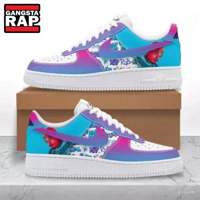 chris brown music fans lover air force 1 shoes sneaker0041 Chris Brown Music Fans Lover Air Force 1 Sneakers IFDDAF10073 Idea Fanatic