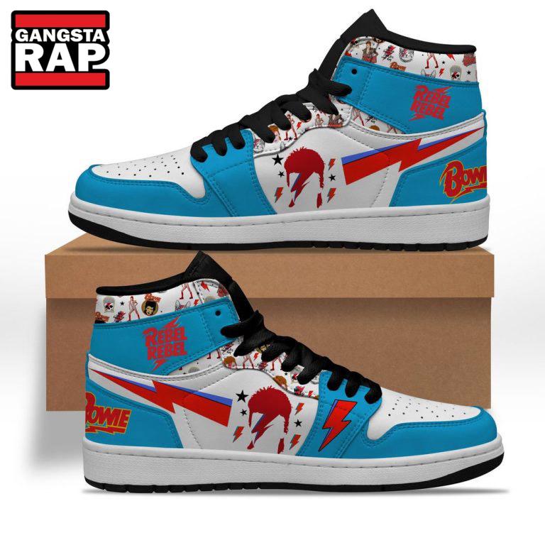 david bowie rebel rebel air jordan 1 hightop shoes6665 David Bowie Rebel Rebel Air Jordan 1 Hightop Shoes IFDDAJ10120 Idea Fanatic