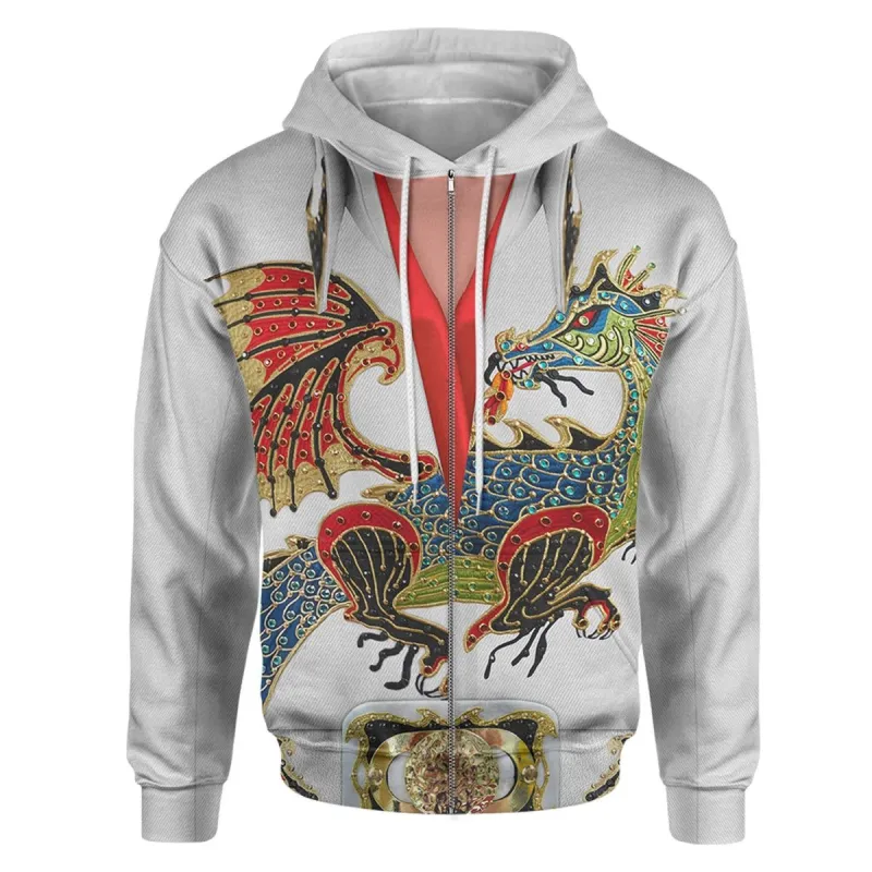 db985dc6362d5e665372e16e6fafef96 3D Singer Elvis Presley Chinese Dragon Jumpsuit Custom Hoodie IDF81714 Idea Fanatic