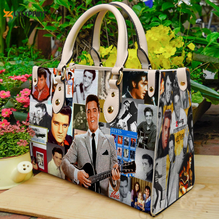 elvis presley 1 leather handbag for women gift 1 1 Elvis Presley Leather Handbag IDF128017 Idea Fanatic