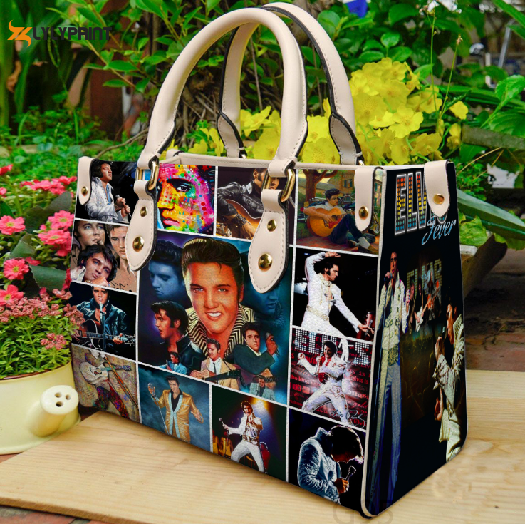 elvis presley 2 leather handbag for women gift 2 Elvis Presley Leather Handbag IDF177630 Idea Fanatic