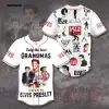 elvis presley baseball jersey authentic 3d printed apparel for fans Elvis Presley Premium Baseball Jersey IDF110892 Idea Fanatic