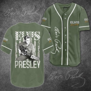 elvis presley baseball jersey rock n roll inspired sportswear 1 Home Idea Fanatic