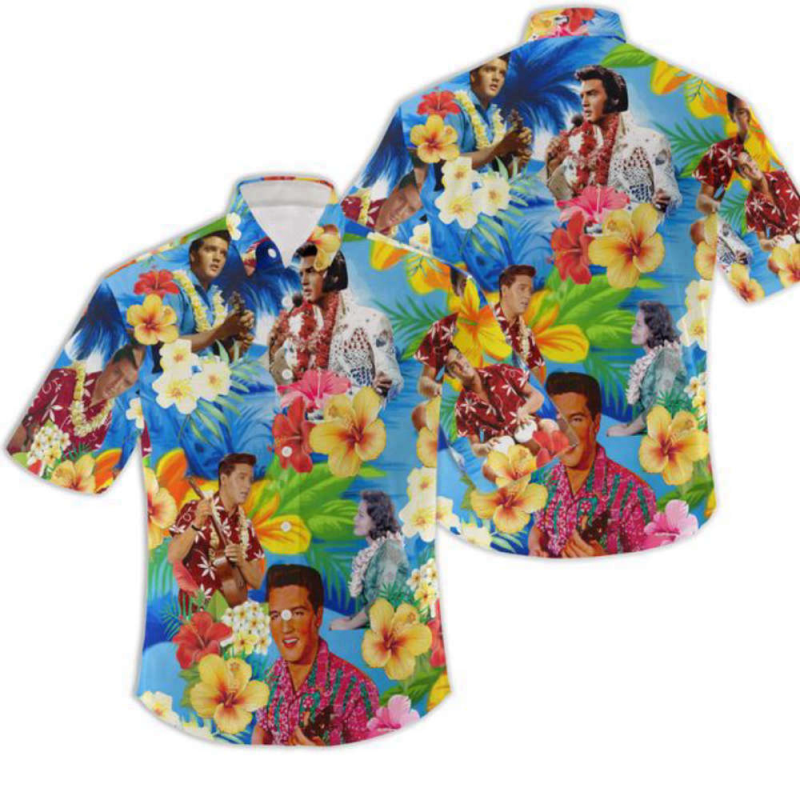 elvis presley blue hawaiian shirt 1 Elvis Presley Blue Hawaiian Shirt IDF98297 Idea Fanatic