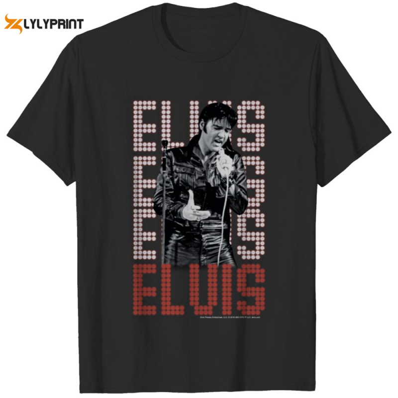 elvis presley king of rock and roll music t shirt for men and women Elvis Presley King of Rock and Roll Music T-Shirt IDF87115 Idea Fanatic