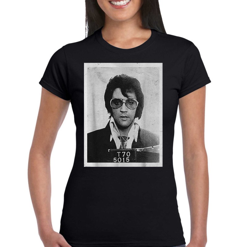 elvis presley mugshot poster t shirt 1 Elvis Presley Mugshot Poster T-shirt IDF142295 Idea Fanatic